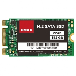 Umax M.2 SATA SSD 2242 512GB